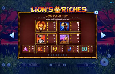 Play Lion S Riches slot